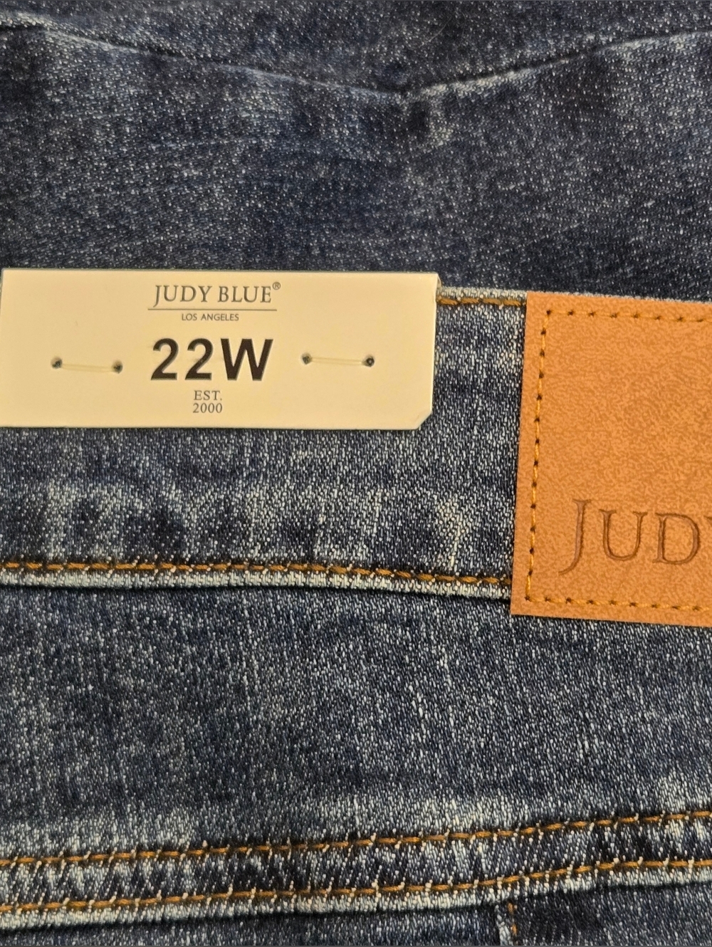 Judy Blue High Rise Dark Indigo Slim Jeans - Picture 10 of 12